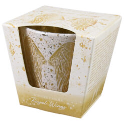 Lumanare de Craciun parfumata in pahar 115 gr, Angel Wings