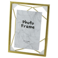 Rama foto din metal si sticla 20x15 CM, Dim. poze 10x15 CM