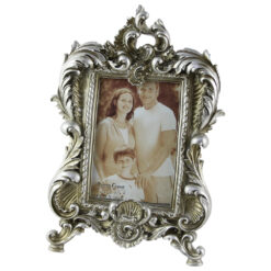 Rama foto din rasina Elegant 18x28 CM, Dim. poza 10x15 CM - Antic Silver