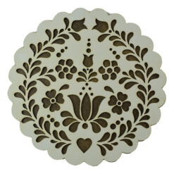 Suport oale traforaj din lemn cu lalele 20 CM