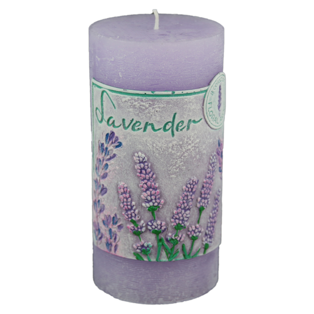 Lumanare cilindrica parfumata - Lavender 7x14 CM
