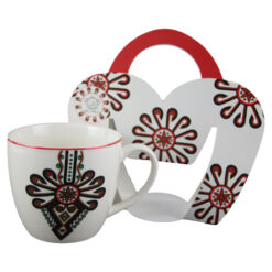 Cana portelan 460 ml, "Parzenica" in cutie decorativa