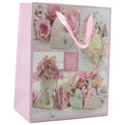 Punga cadou din hartie 18x23 CM - Vintage Love