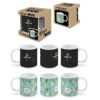 Cana termosensibila 300 ml "La mult ani!" Menta - Magic Mug