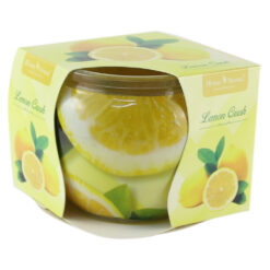 Lumanare parfumata in pahar Lemon Crush, Home Aroma 220 gr
