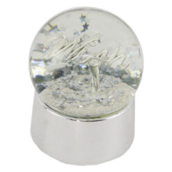 Glob de zapada Wish/Xmas din sticla 8 CM