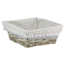 Cos servire pentru paine cu husa 23x23 CM