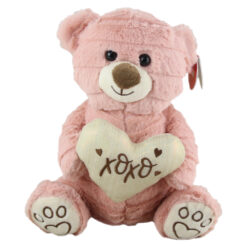 Jucarie de plus - Ursulet cu inimioara XOXO 24 CM