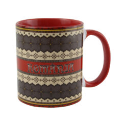 Cana ceramica Romania , 330 ml, design traditional