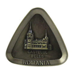 Magnet frigider din metal Castelul Peles 5x4.5 CM