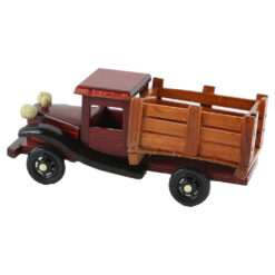 Camion vintage din lemn 18 CM, Macheta