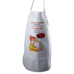 Sort de bucatarie "O femeie adevarata..." 60x84 CM