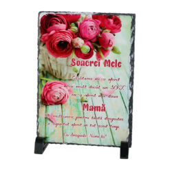 Placa ardezie "Soacrei mele..." 14x19 CM