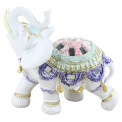 Figurina elefant din rasina aurie 17 CM, colorat