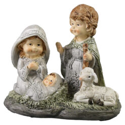 Decoratiune Sfanta Familie 13x12 CM, rasina