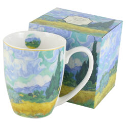 Cana portelan 380 ml "Wheat Field" de V. van Gogh, in cutie decorativa