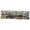 Magnet de frigider "Romania" 17x5 CM, din plastic, Stefan cel Mare, Manastiri
