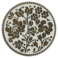 Suport oale traforaj din lemn 20 CM, Floare