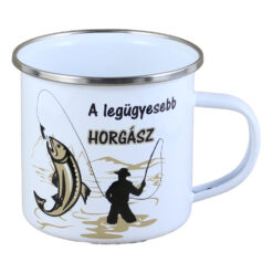 Cana metalica emailata 240 ml "A legugyesebb Horgasz"