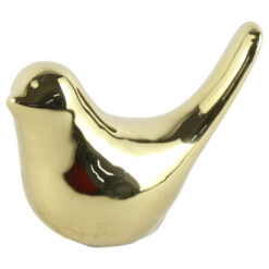 Figurina Pasare din ceramica 10x8 CM, auriu