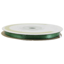 Rola panglica satin Verde 6 mm x 25 m, Art Deco