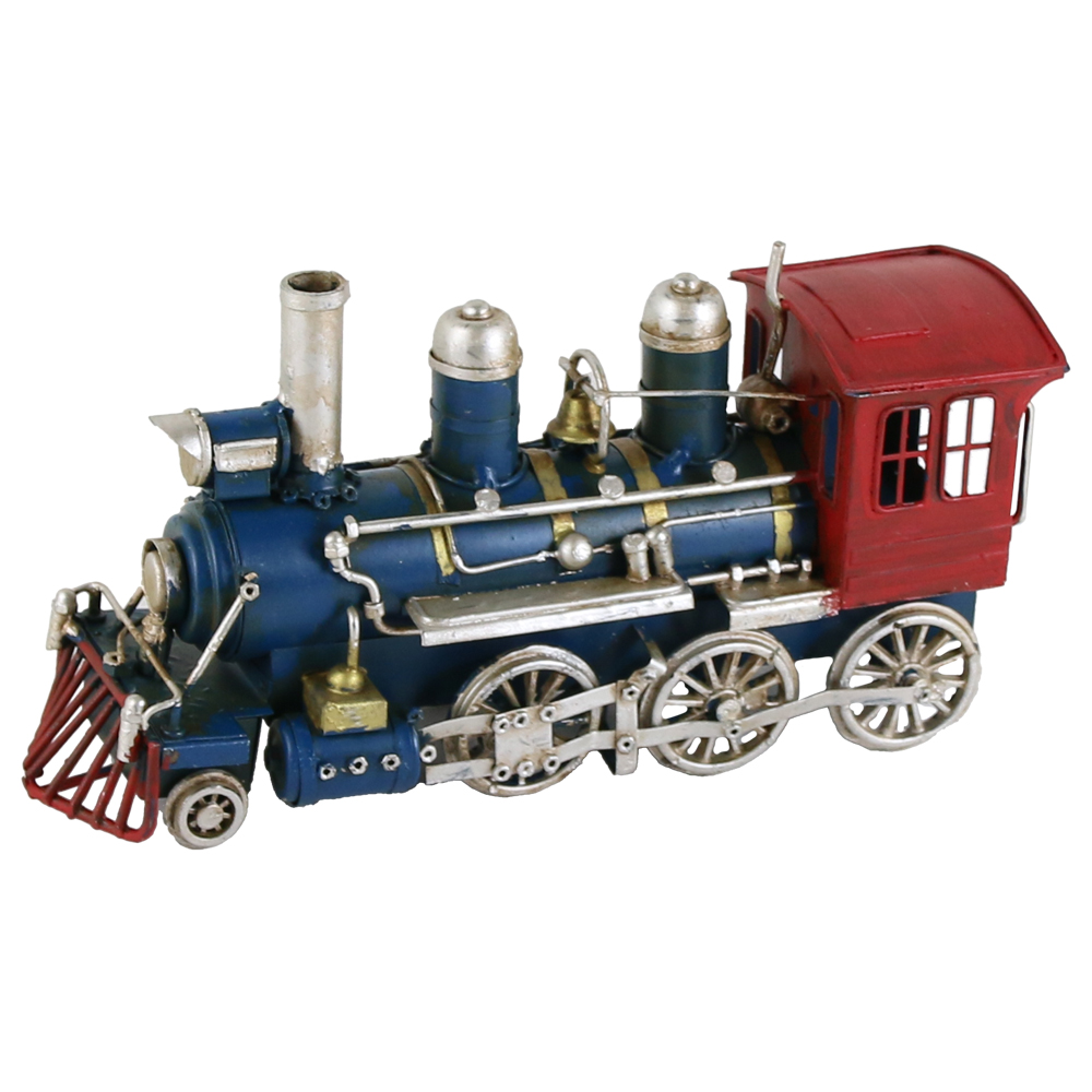 Tren decorativ retro, din metal 25x7x13 CM - imagine 2
