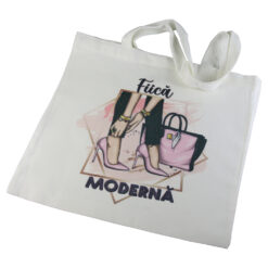 Sacosa textil "Fiica Moderna" 40x40 CM