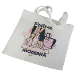 Sacosa textil "Prietena Moderna" 40x40 CM