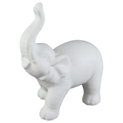 Figurina Elefant alb din ceramica 15x15 CM