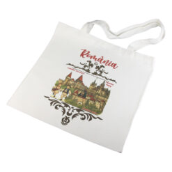Sacosa textil "Romania", 40x40 CM, Castele