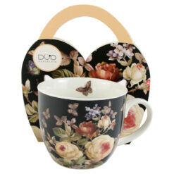 Cana portelan 460 ml "Warda", in ambalaj decorativ