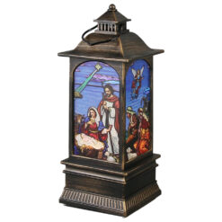 Felinar cu led pentru Craciun, din plastic, 8x20 CM