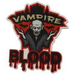 Magnet frigider din lemn "Vampire Blood" 8x9 CM