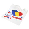 Sacosa textil cu fermoar "I Love Romania!", 36x38 CM