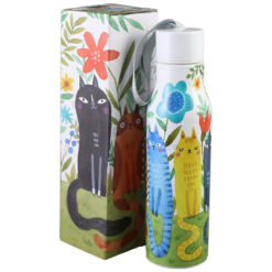 Sticla termos 500 ml, "Cats World, Garden", in cutie decorativa