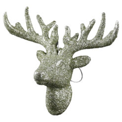 Ornament de brad 12 CM, Cerb din acril, cu glitter
