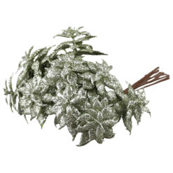 Pick creanga cu glitter argintiu 12 CM