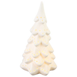 Brad din ceramica cu led 9x17 CM, alb