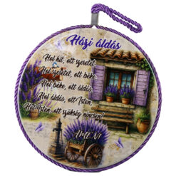 Suport oale decor "Hazi Aldas" 17 CM, din ceramica, Lavanda