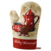 Manusa de bucatarie "Boldog Karacsonyt!" 16x26 CM, Coffee & Cookies