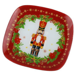 Platou din sticla Spargator de nuci, 20x20 CM