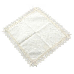 Fata de masa traditionala din bumbac 30x30 CM Crem