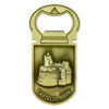 Magnet de frigider din metal cu desfacator de sticle 9 CM, Castelul Bran