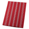 Fata de masa cu motiv traditional 70x70 CM, din bumbac, rosu cu alb