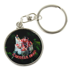 Breloc din metal "Castelul Bran" cu calendar Eternety, 4.5 CM