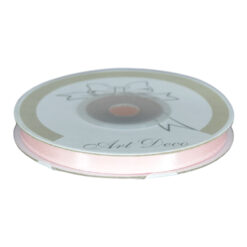 Rola panglica satin Roz 6 mm x 25 m, Art Deco
