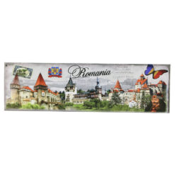 Magnet de frigider din plastic 17x5 CM - Design Romania