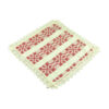 Fata de masa artizanat 30x30 CM Crem/Rosu, 80 % bbc, 20 % acril