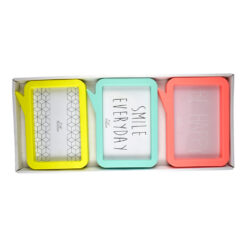 Rama foto colaj din plastic - Dim. poza 10x15 cm - Design Mesaj