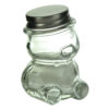 Borcan Ursulet din sticla pentru miere 50 ml, 6x8 CM